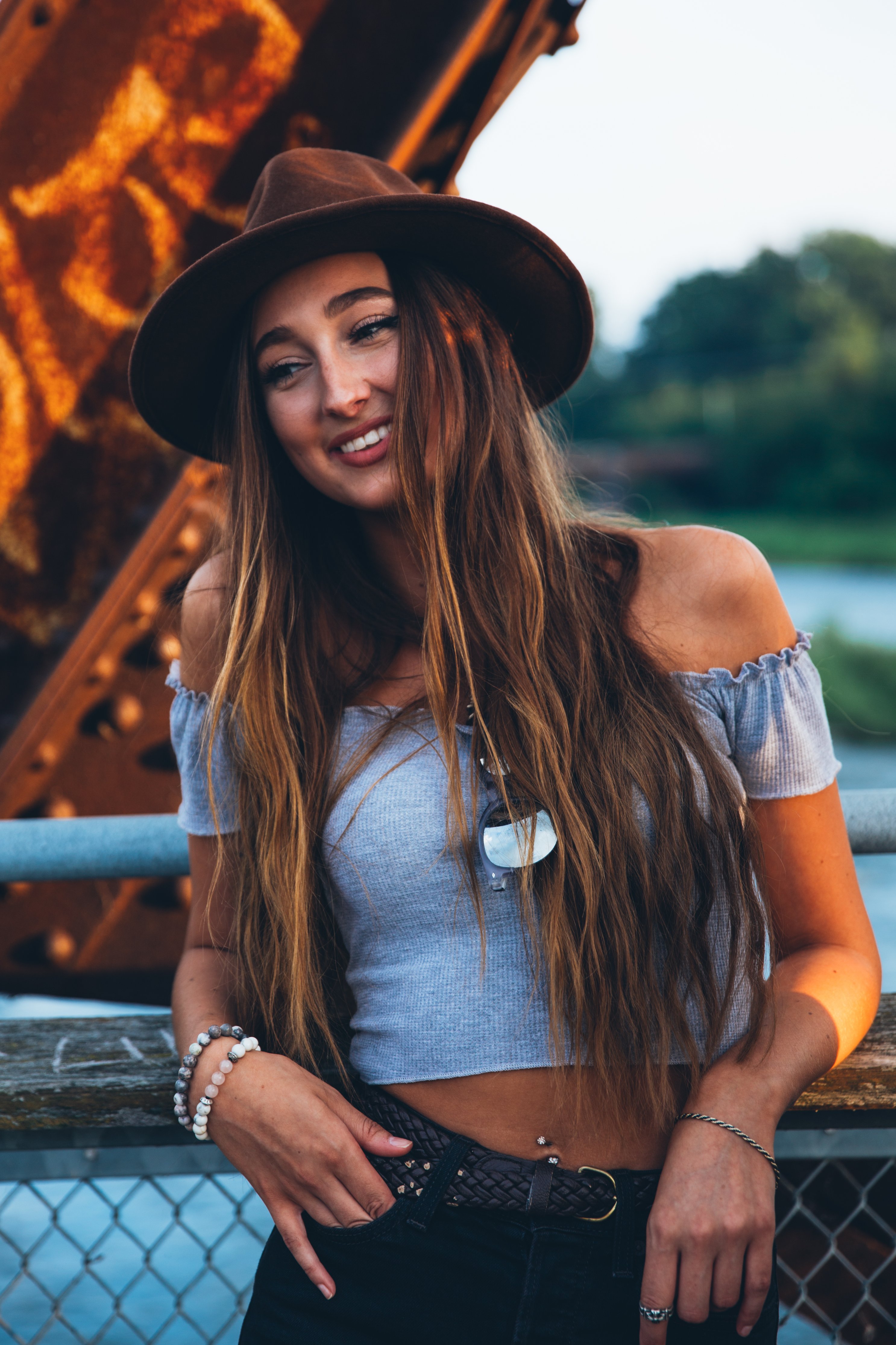 Stylish Women Smiling
